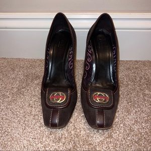 Gucci Brown Heels